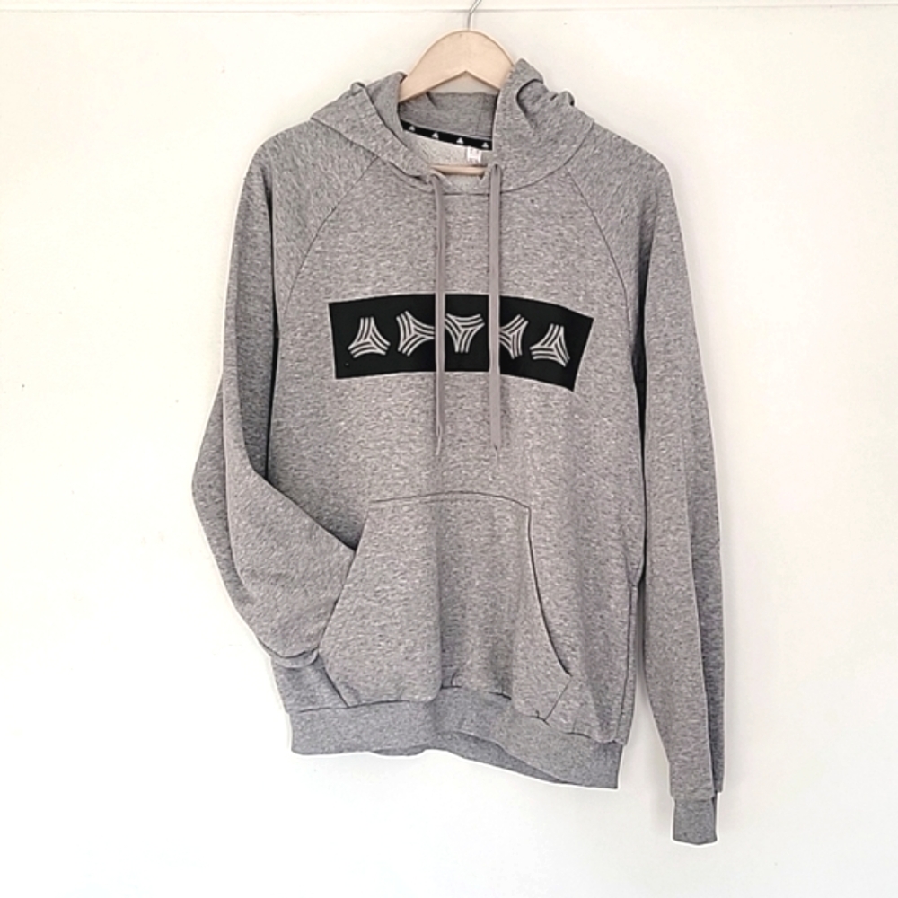 🚶‍♂️Adidas M Gray Pullover Hoodie